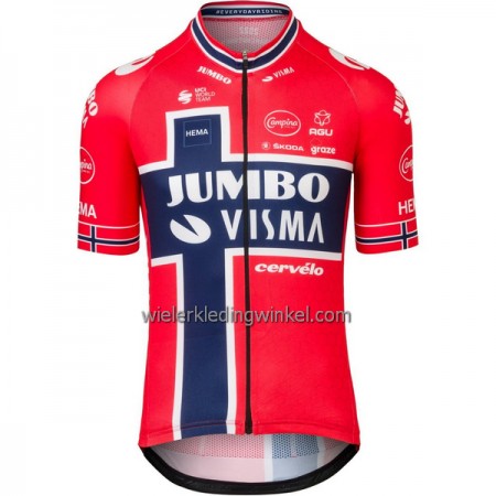 Wielershirt 2022 Jumbo-Visma Noorse Kampioenschap